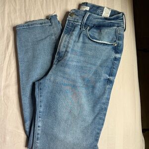 Good American Light Blue Straight Leg Jeans